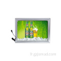 Boîte lumineuse à la publicité LED mince populaire